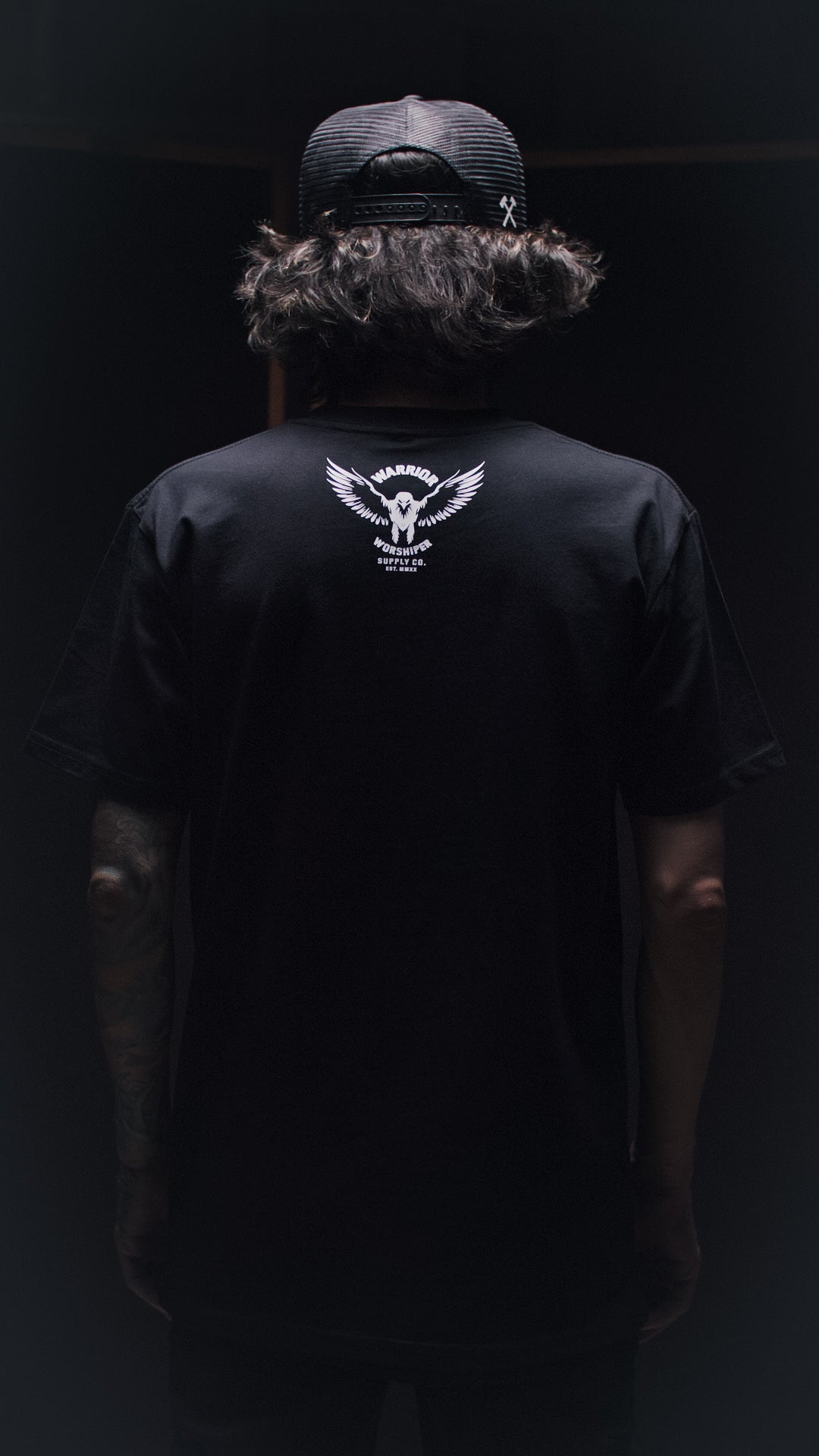 LION EAGLE "PREMIUM" TEE IN BLACK