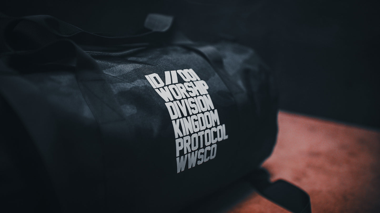 SGT LION DARK CAMO "EVERYDAY" DUFFEL BAG