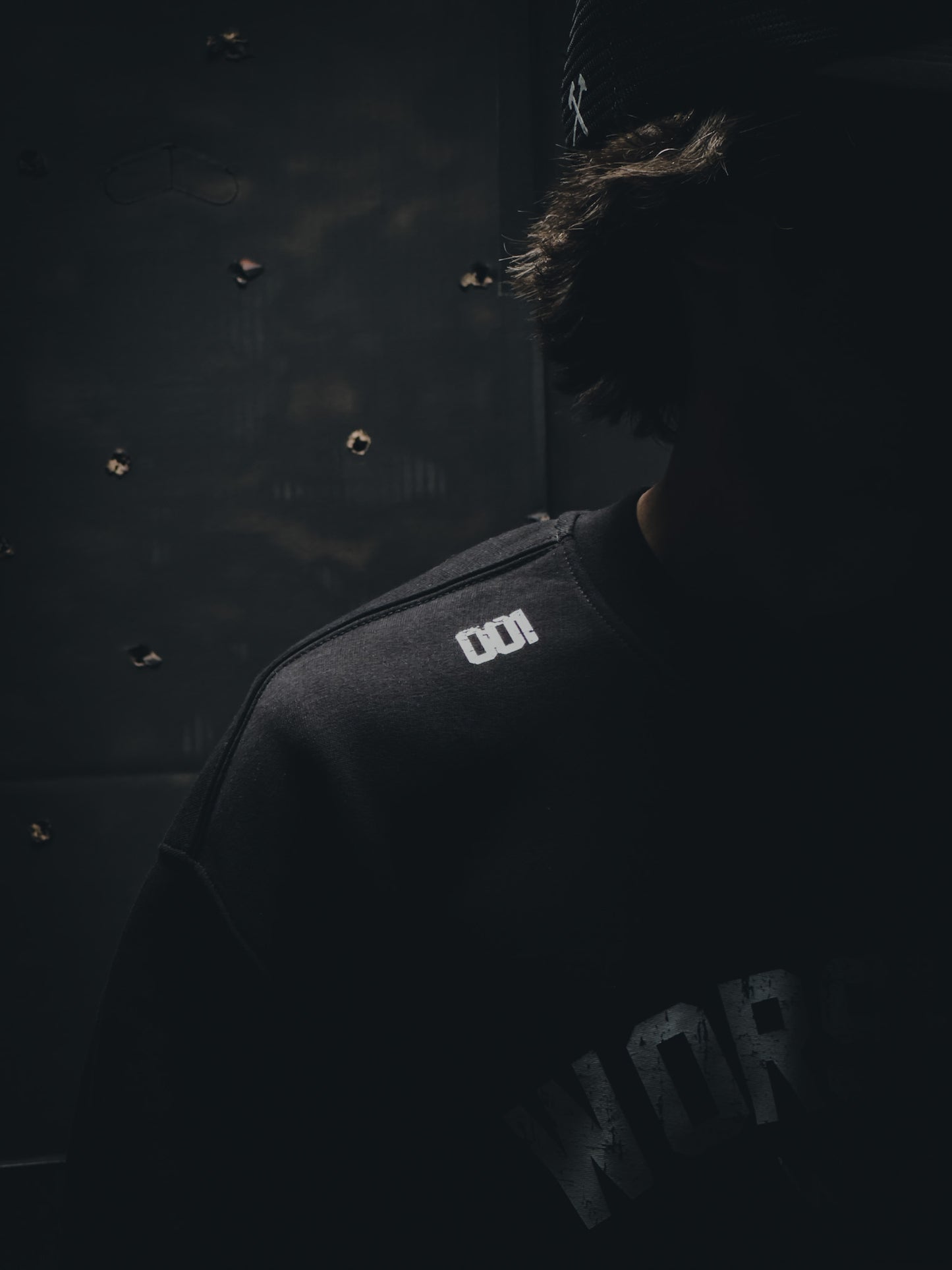WORSHIP IS WARFARE V2 "PREMIUM" RELAX FIT CREW NECK SWEATSHIRT IN BLACK