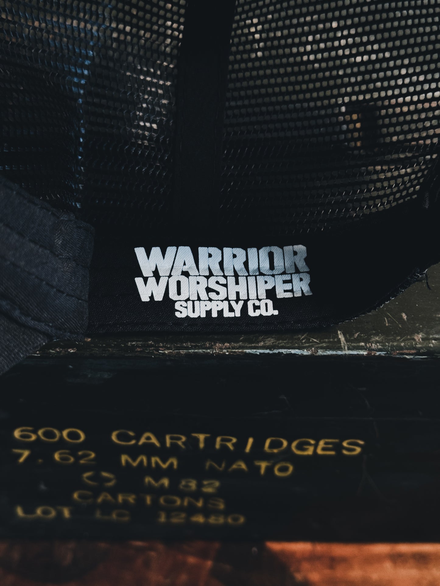 MADE TO WORSHIP TRUCKER HAT IN BLACK