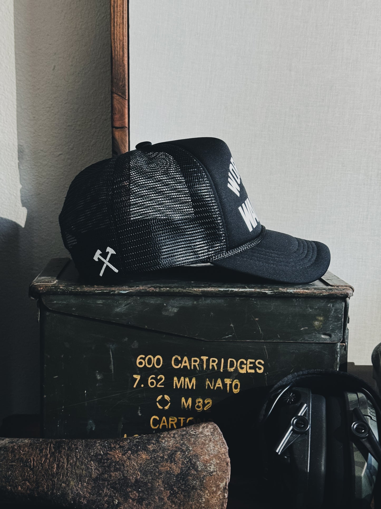 WORSHIP IS WARFARE TRUCKER HAT V2
