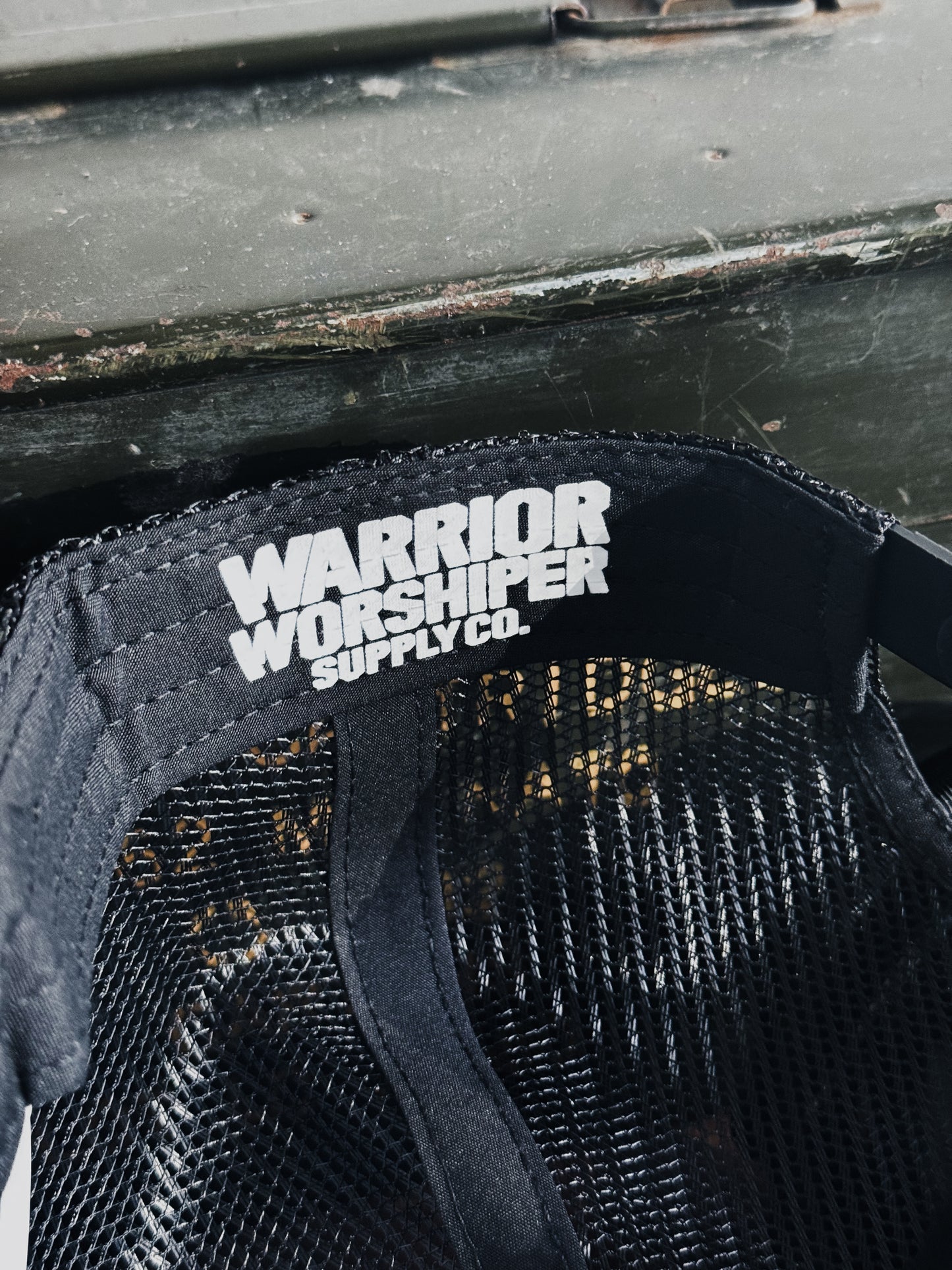 WORSHIP IS WARFARE FOAM TRUCKER HAT V2