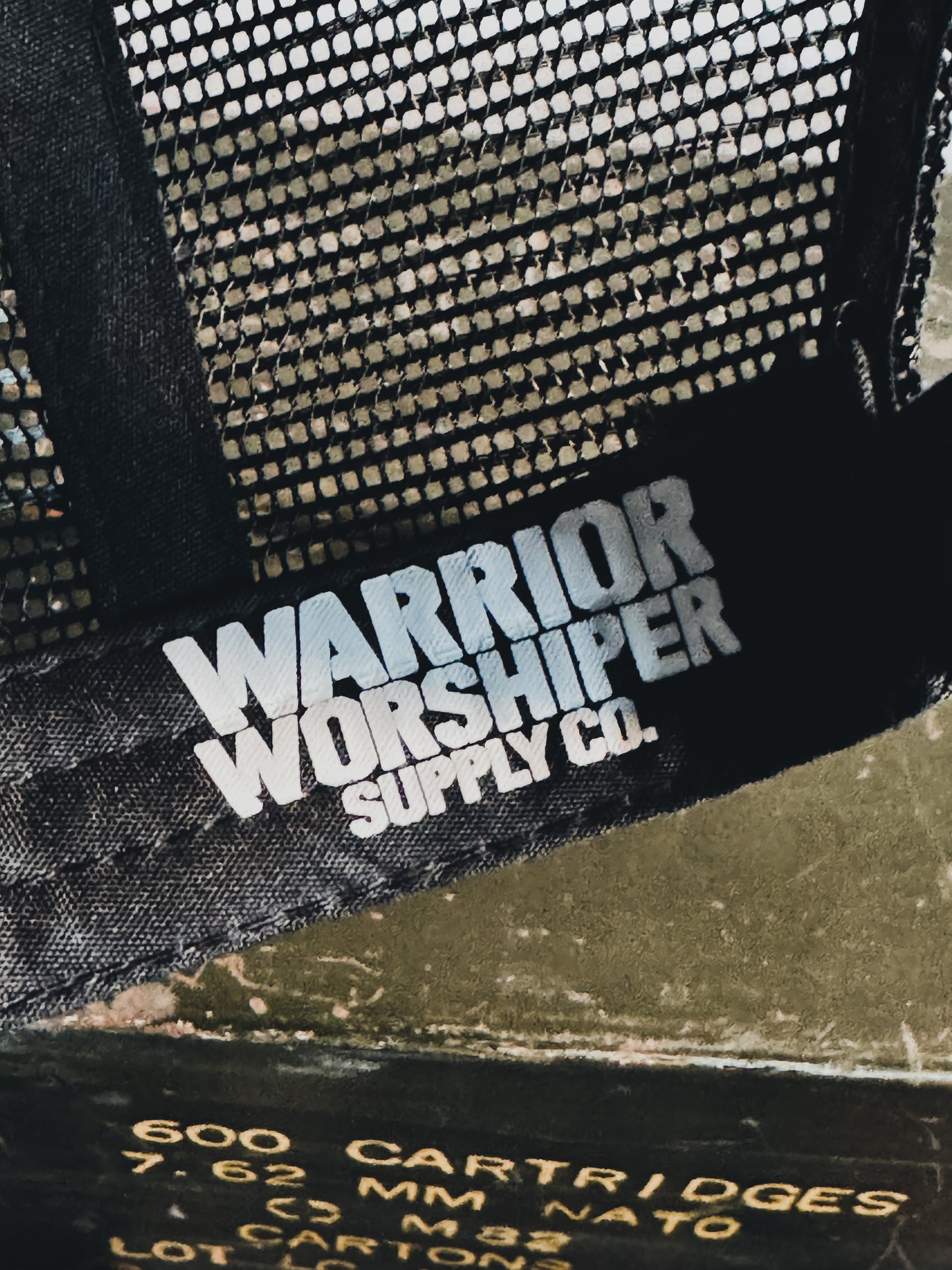 WORSHIP IS WARFARE TRUCKER HAT V2
