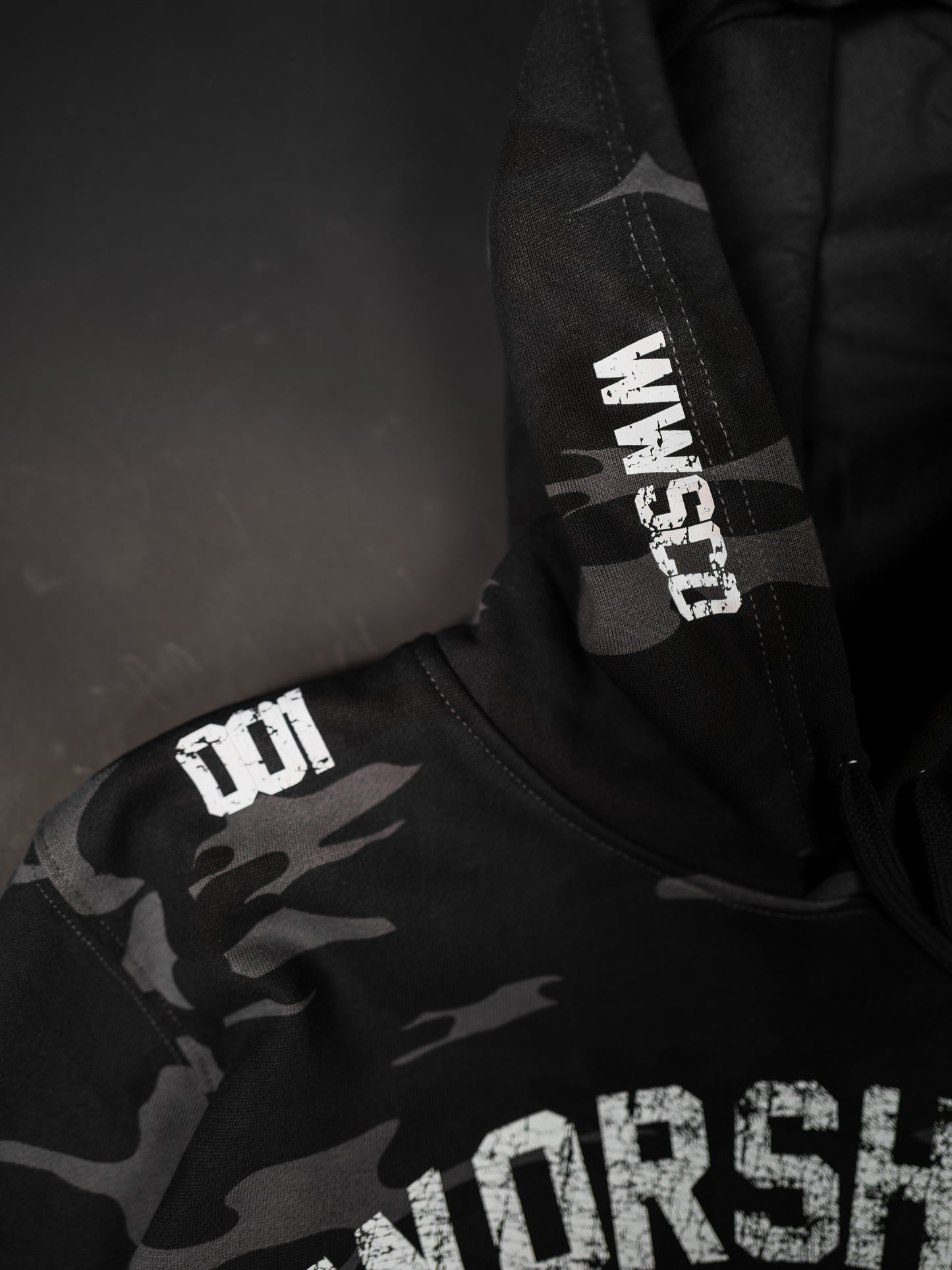 WORSHIP IS WARFARE V2 "PREMIUM" DARK CAMO HOODIE