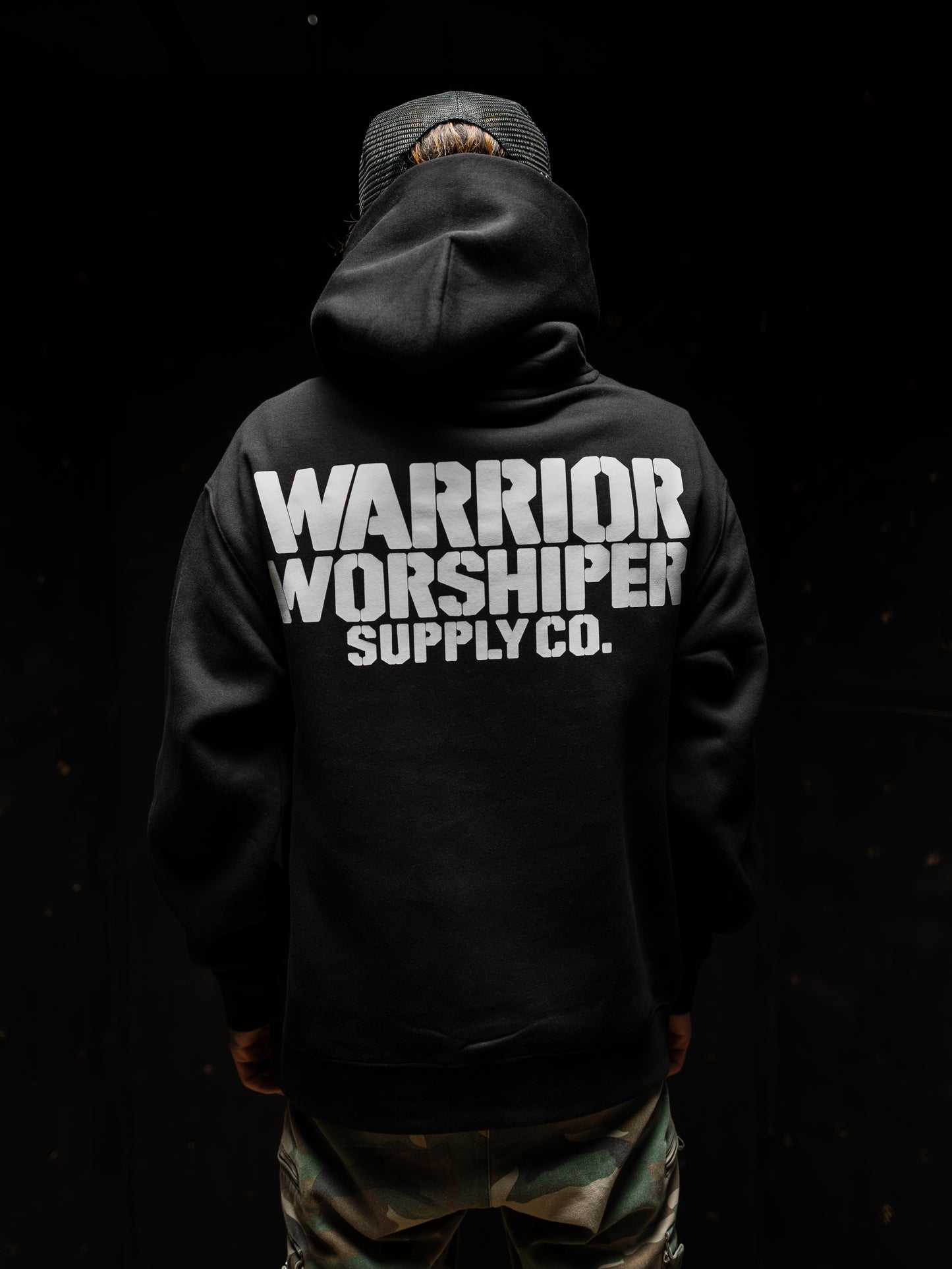 SGT LOGO "PREMIUM" HOODIE IN BLACK