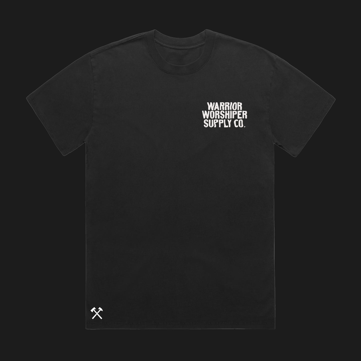 NOTHING BUT THE BLOOD "PREMIUM" CREW TEE IN BLACK
