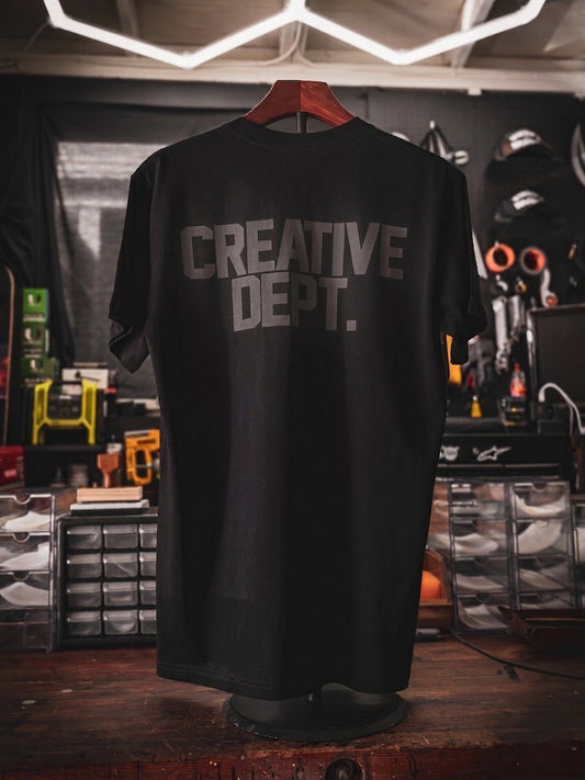 [NEW] CREATIVE DEPT. BLACKOUT "PREMIUM" KGDM CREW TEE
