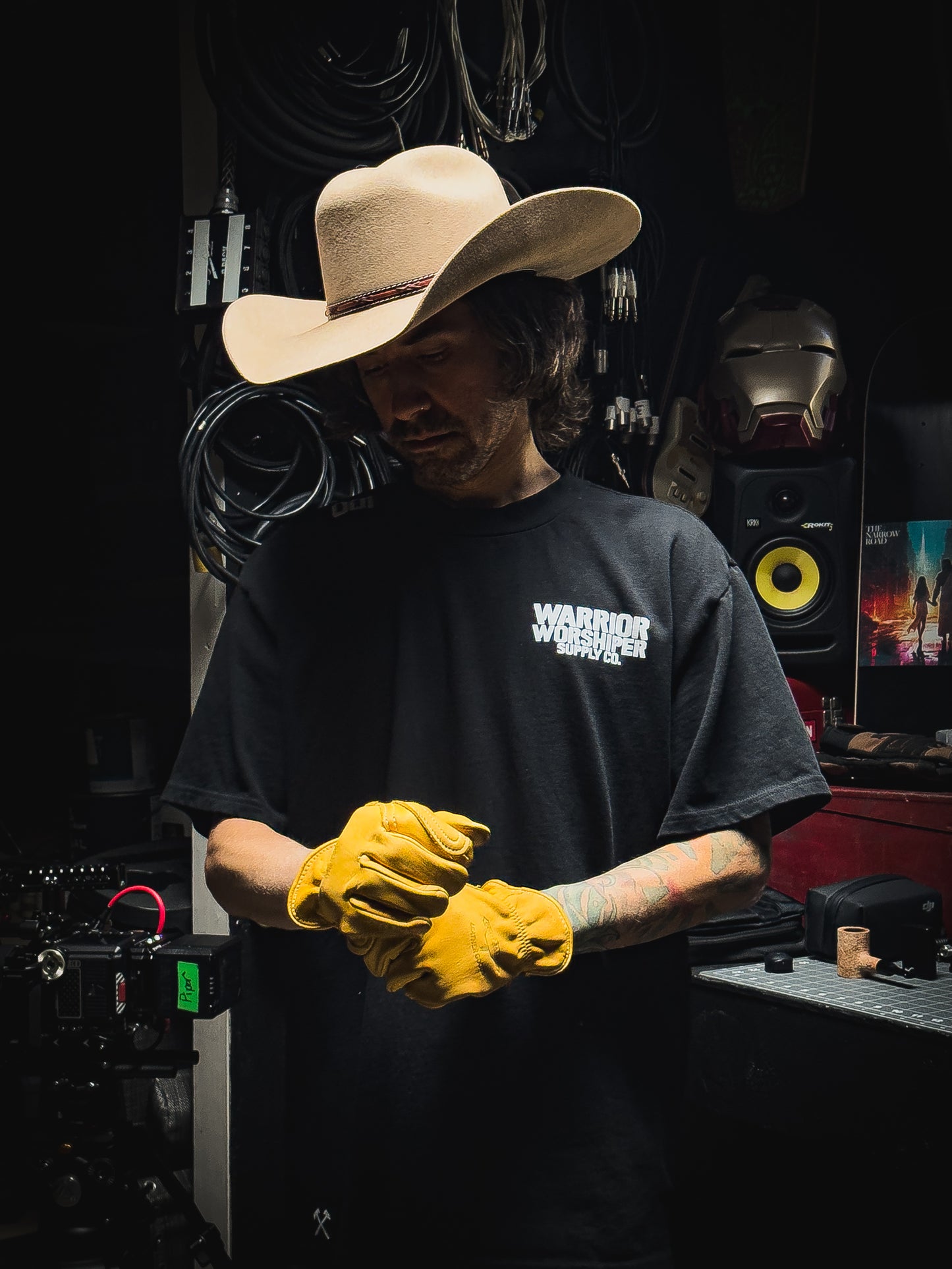 SGT LOGO PREMIUM OVERSIZED TEE - BLK