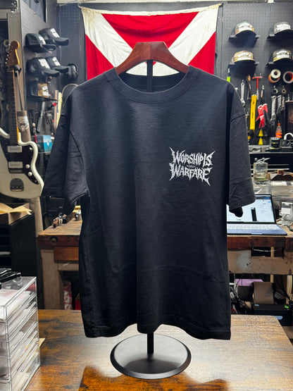 [NEW] WORSHIP IS WARFARE METAL "PREMIUM" OVERSIZED BOX TEE 7.5 oz