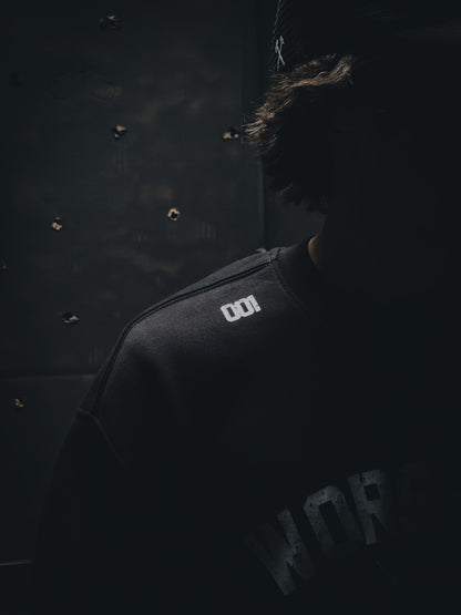 WORSHIP IS WARFARE V2 "PREMIUM" CREW NECK SWEATSHIRT IN BLACK [LIMITED]