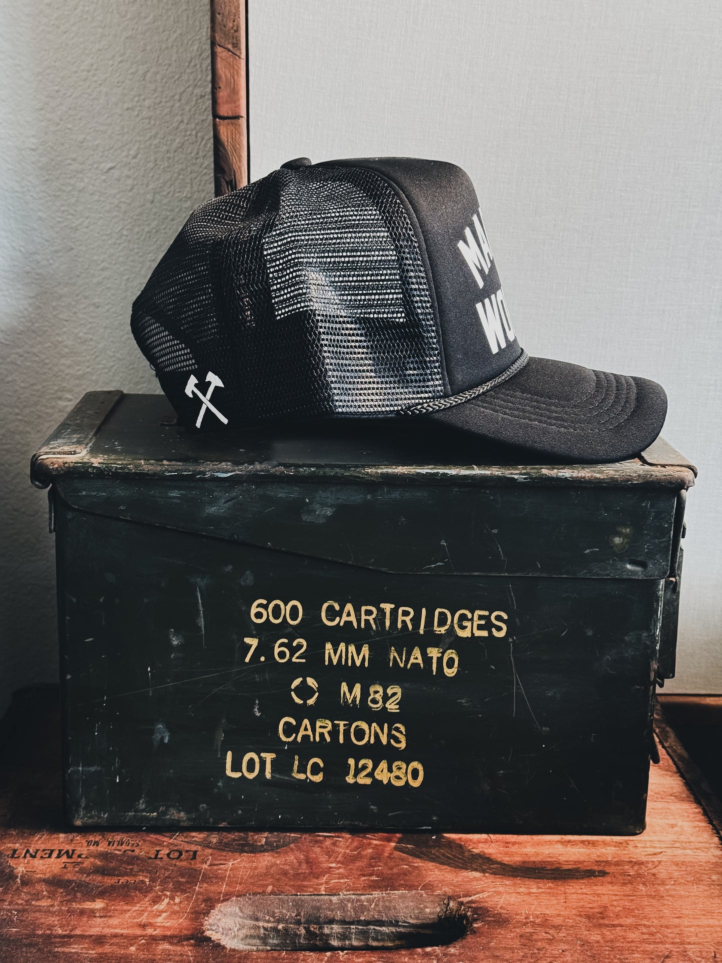 MADE TO WORSHIP BLK TRUCKER