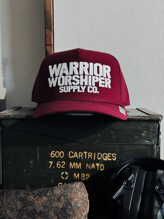 STG. LOGO V2 HYDRO PERFORMANCE HAT IN MAROON