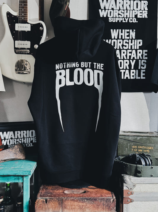 NOTHING BUT THE BLOOD "PREMIUM" RELAX FIT HOODIE