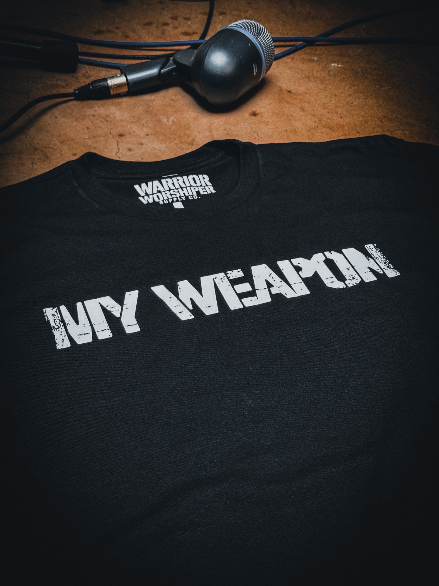 MY WEAPON IS HIS NAME- UNISEX TEE