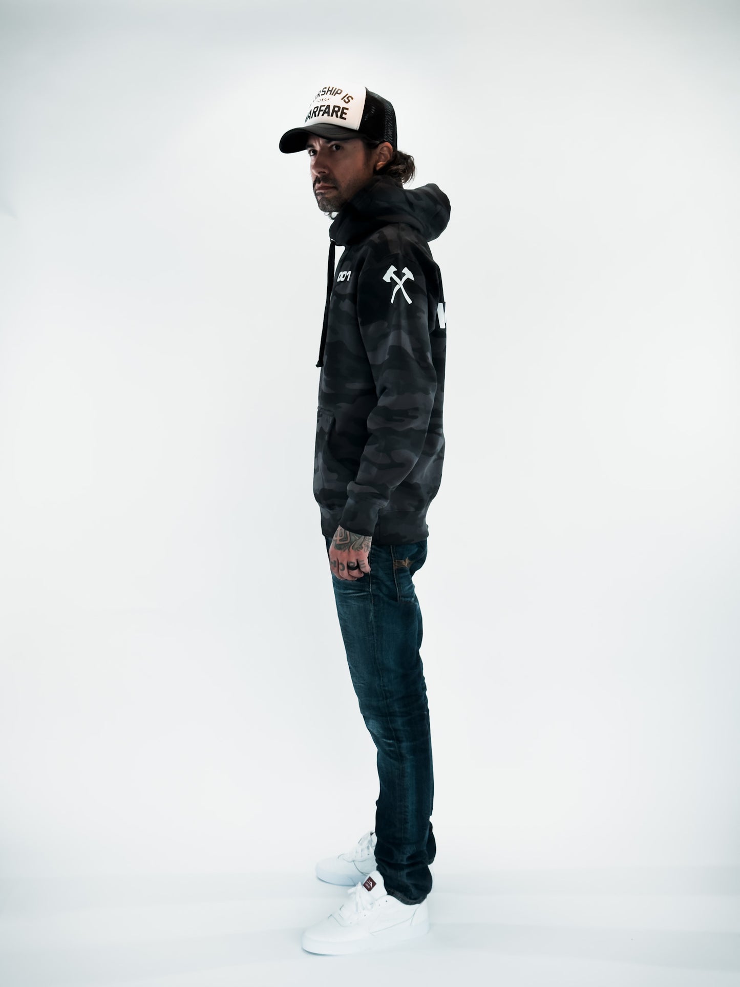 001 SOLDIER - MIDNIGHT CAMO HOODIE