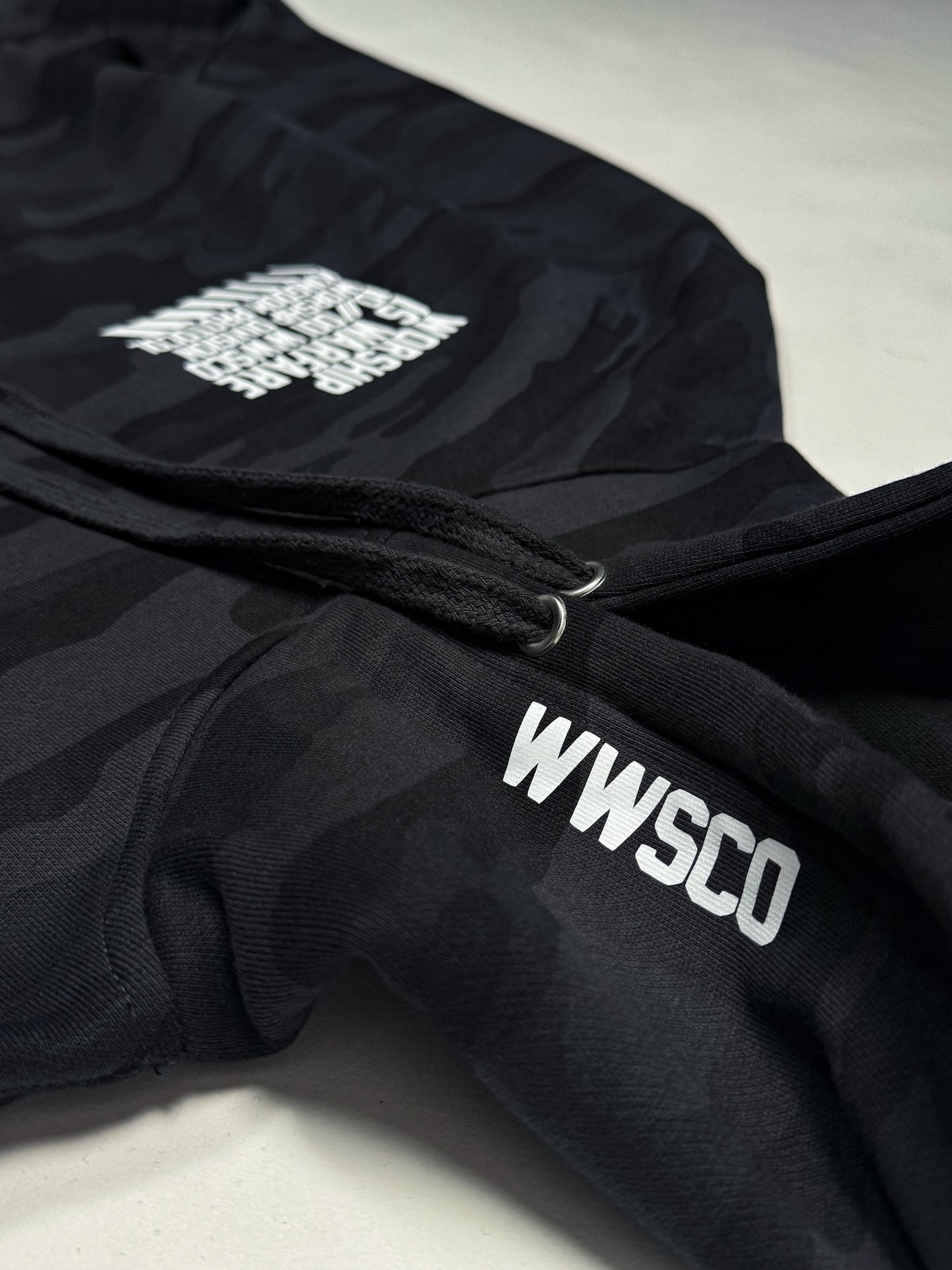 WORSHIP IS WARFARE V1 "PREMIUM" MIDNIGHT CAMO HOODIE [LIMITED]