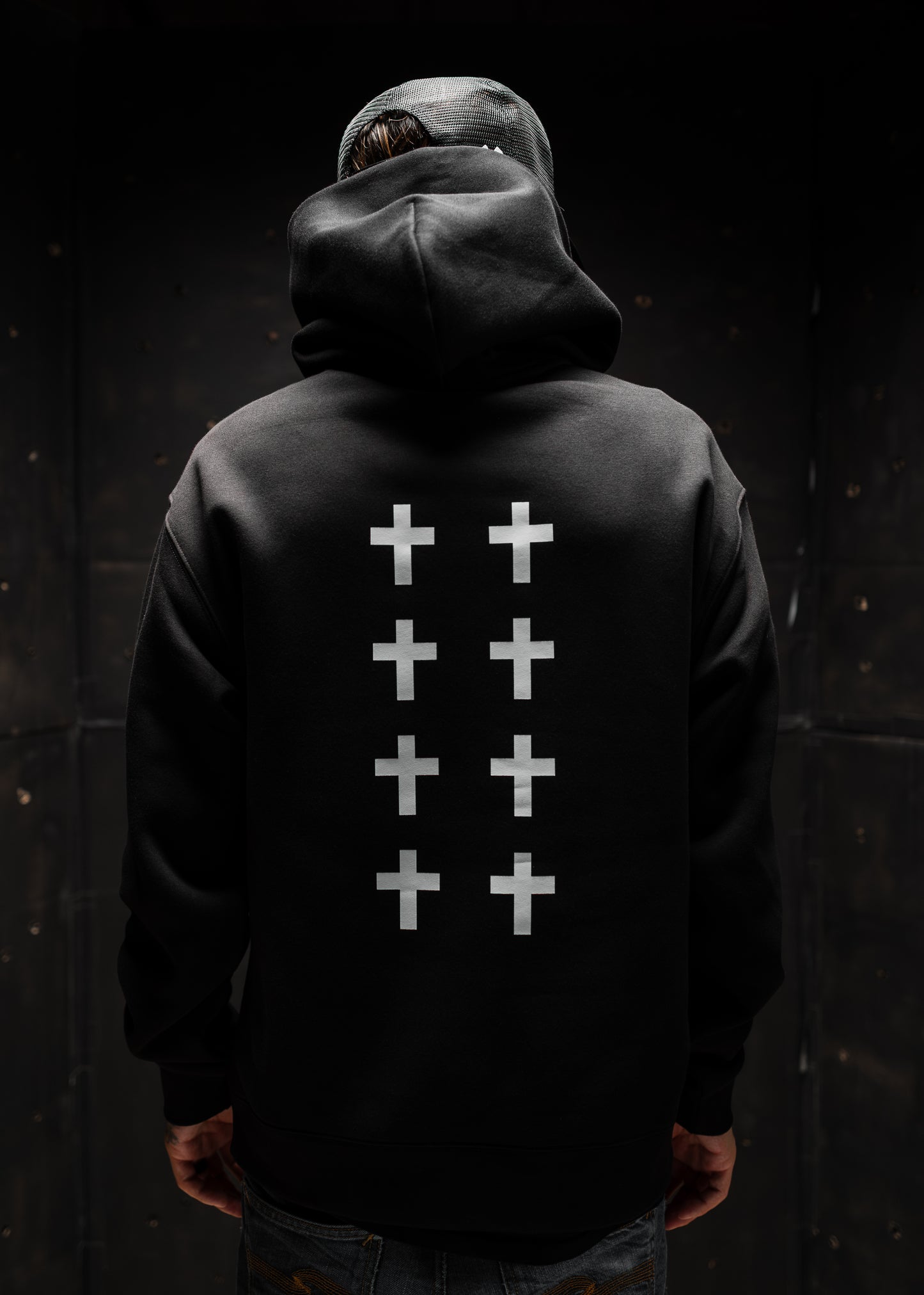 CROSSES WORSHIP "PREMIUM" HOODIE IN BLACK