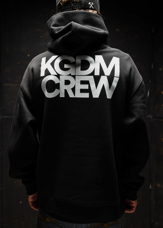KGDM CREW "PREMIUM" HOODIE IN BLACK