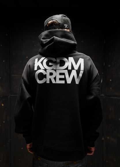 KGDM CREW "PREMIUM" HOODIE IN BLACK