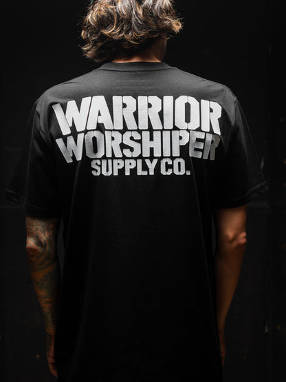 SGT LOGO STANDARD ISSUE "PREMIUM" 001 SOLDIER TEE IN BLACK