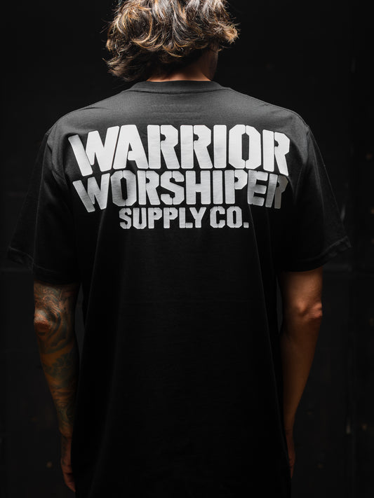 STANDARD ISSUE SGT LOGO "PREMIUM" TEE IN BLACK