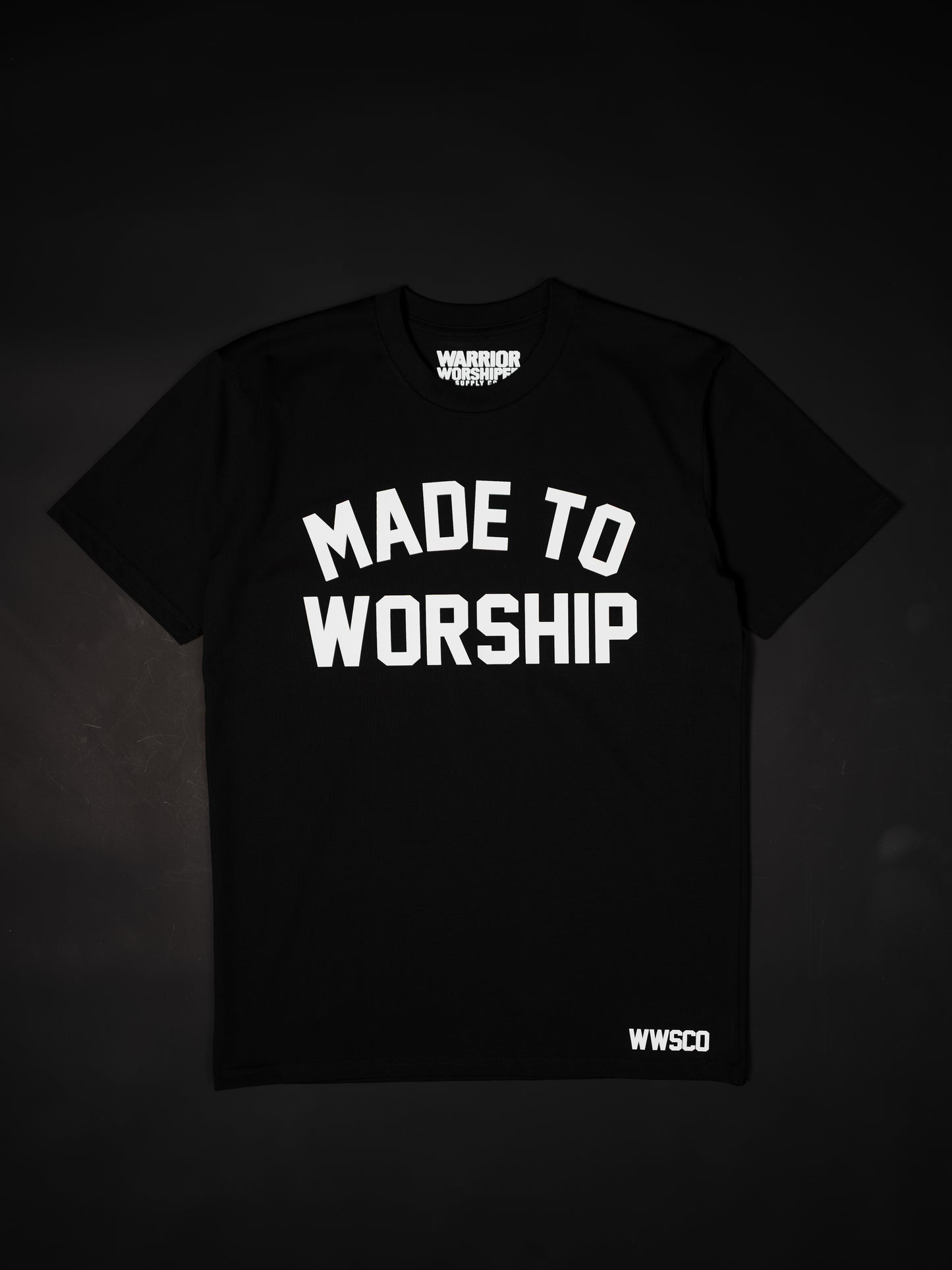MADE TO WORSHIP "PREMIUM" TEE IN BLACK