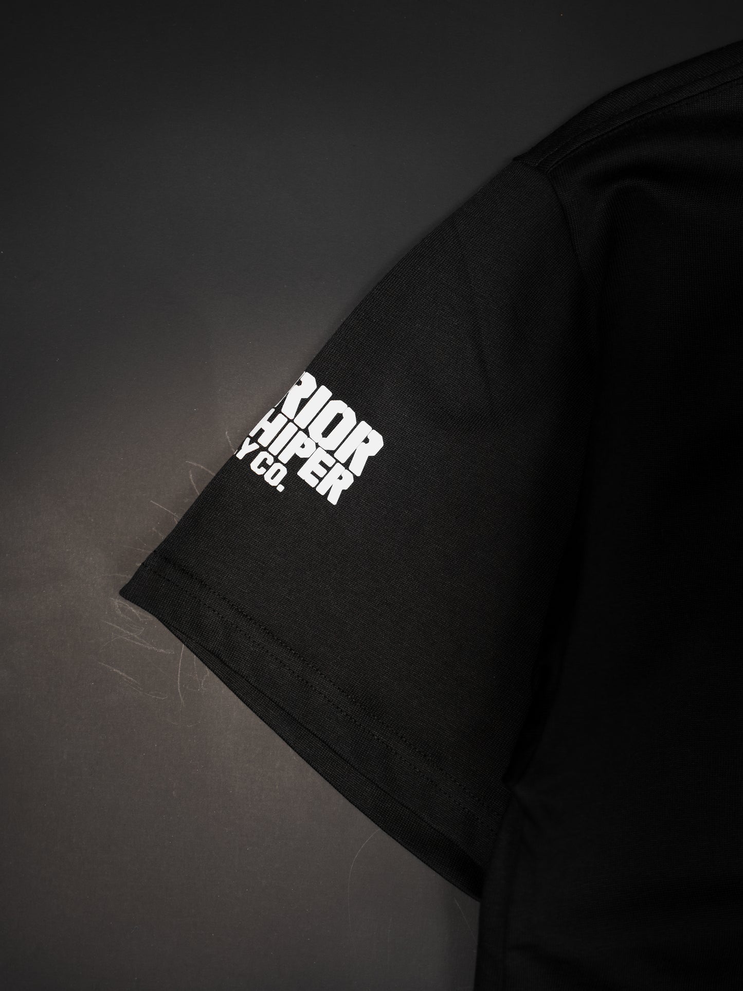 WORSHIP IS WARFARE V2 "PREMIUM" HEAVY KNIT TEE IN BLACK