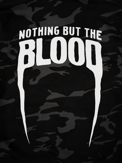 NOTHING BUT THE BLOOD "PREMIUM" DARK CAMO HOODIE