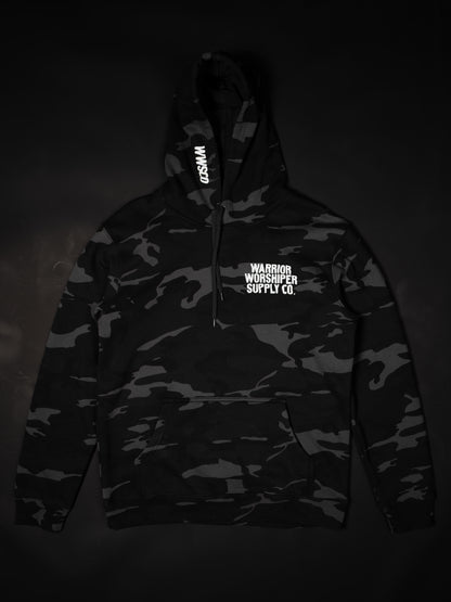 NOTHING BUT THE BLOOD "PREMIUM" DARK CAMO HOODIE