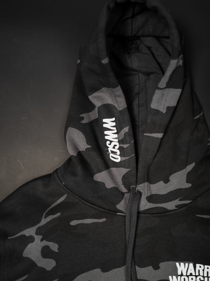 NOTHING BUT THE BLOOD "PREMIUM" DARK CAMO HOODIE