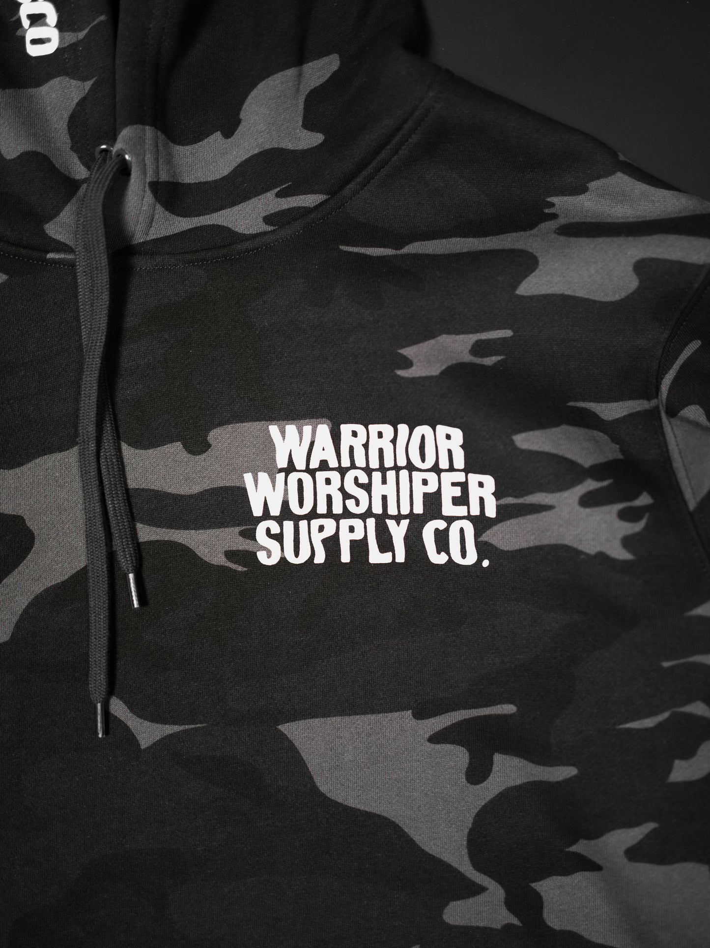 NOTHING BUT THE BLOOD "PREMIUM" DARK CAMO HOODIE