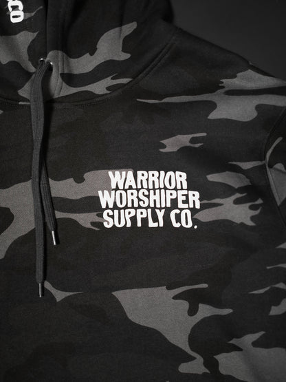 NOTHING BUT THE BLOOD "PREMIUM" DARK CAMO HOODIE
