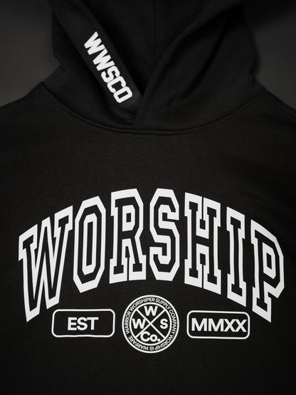 CROSSES WORSHIP "PREMIUM" HOODIE IN BLACK