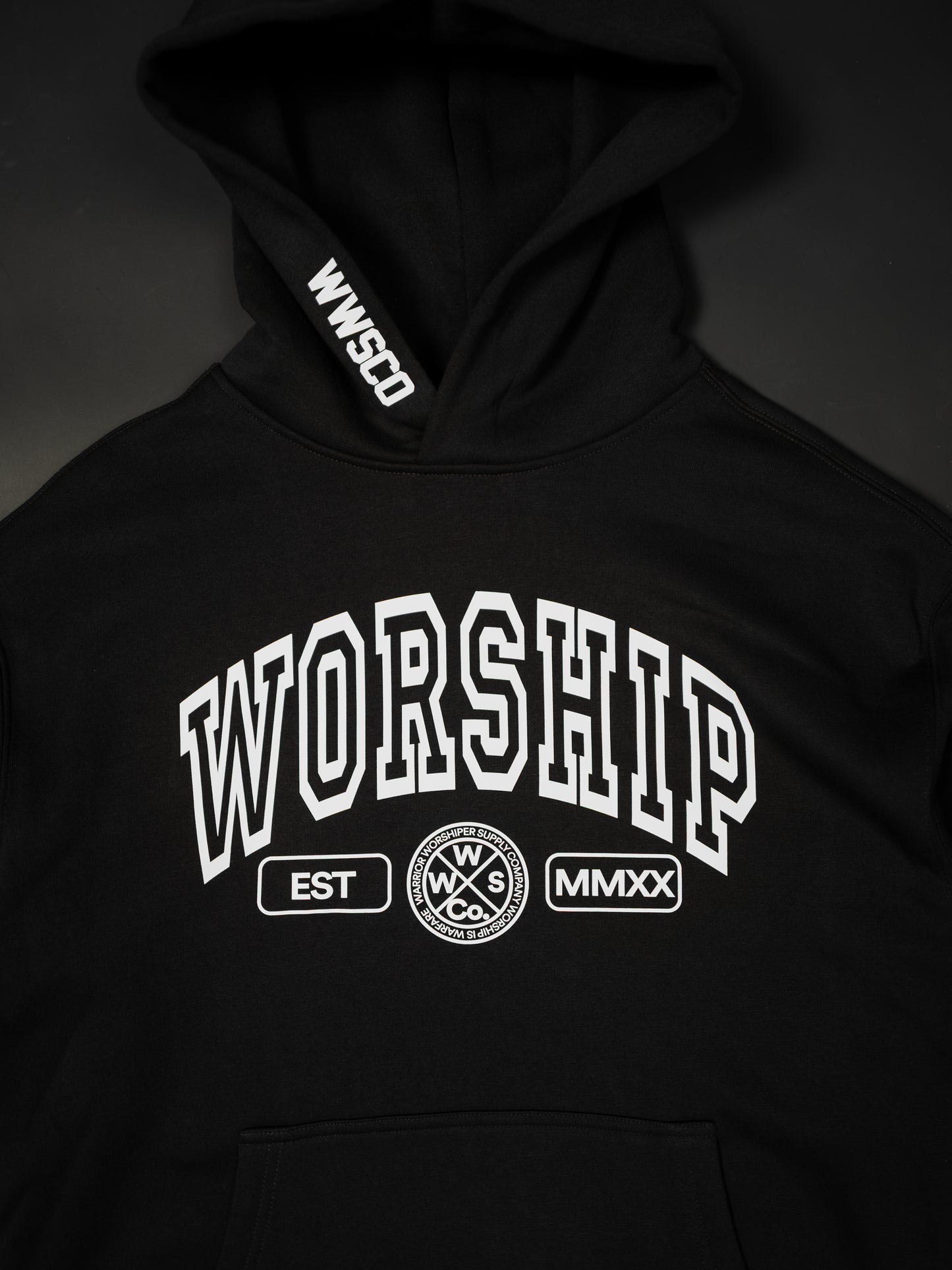 CROSSES WORSHIP "PREMIUM" HOODIE IN BLACK