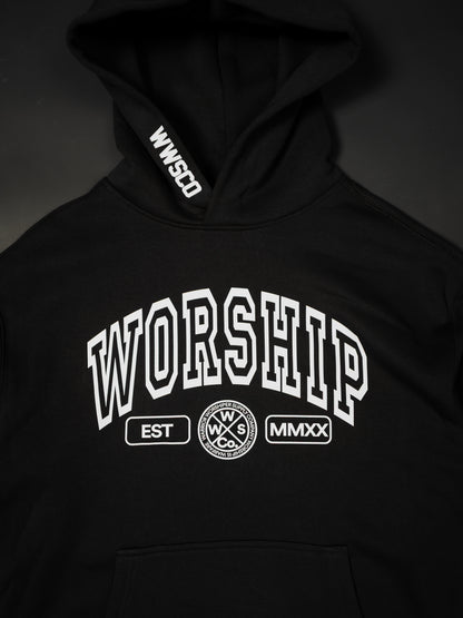 CROSSES WORSHIP "PREMIUM" HOODIE IN BLACK