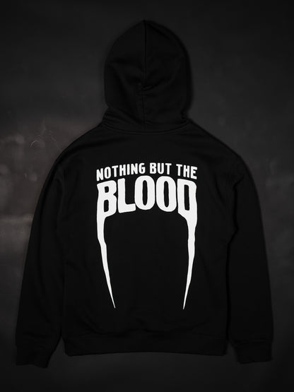 NOTHING BUT THE BLOOD "PREMIUM" HOODIE IN BLACK