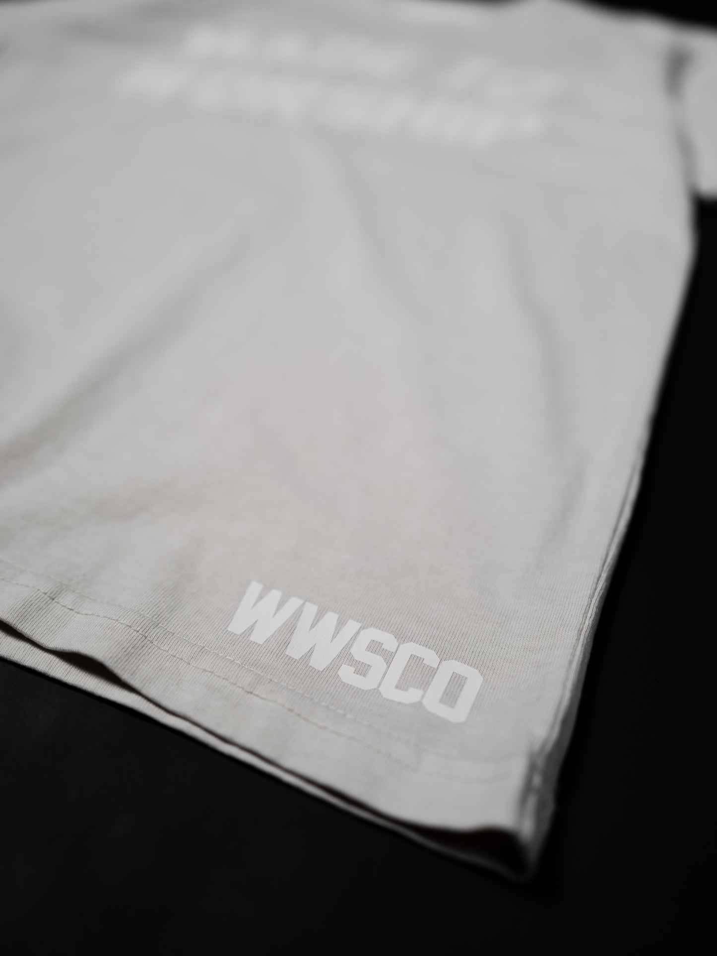 MADE TO WORSHIP "PREMIUM" HEAVY KNIT TEE IN FADED BONE 7.1 oz