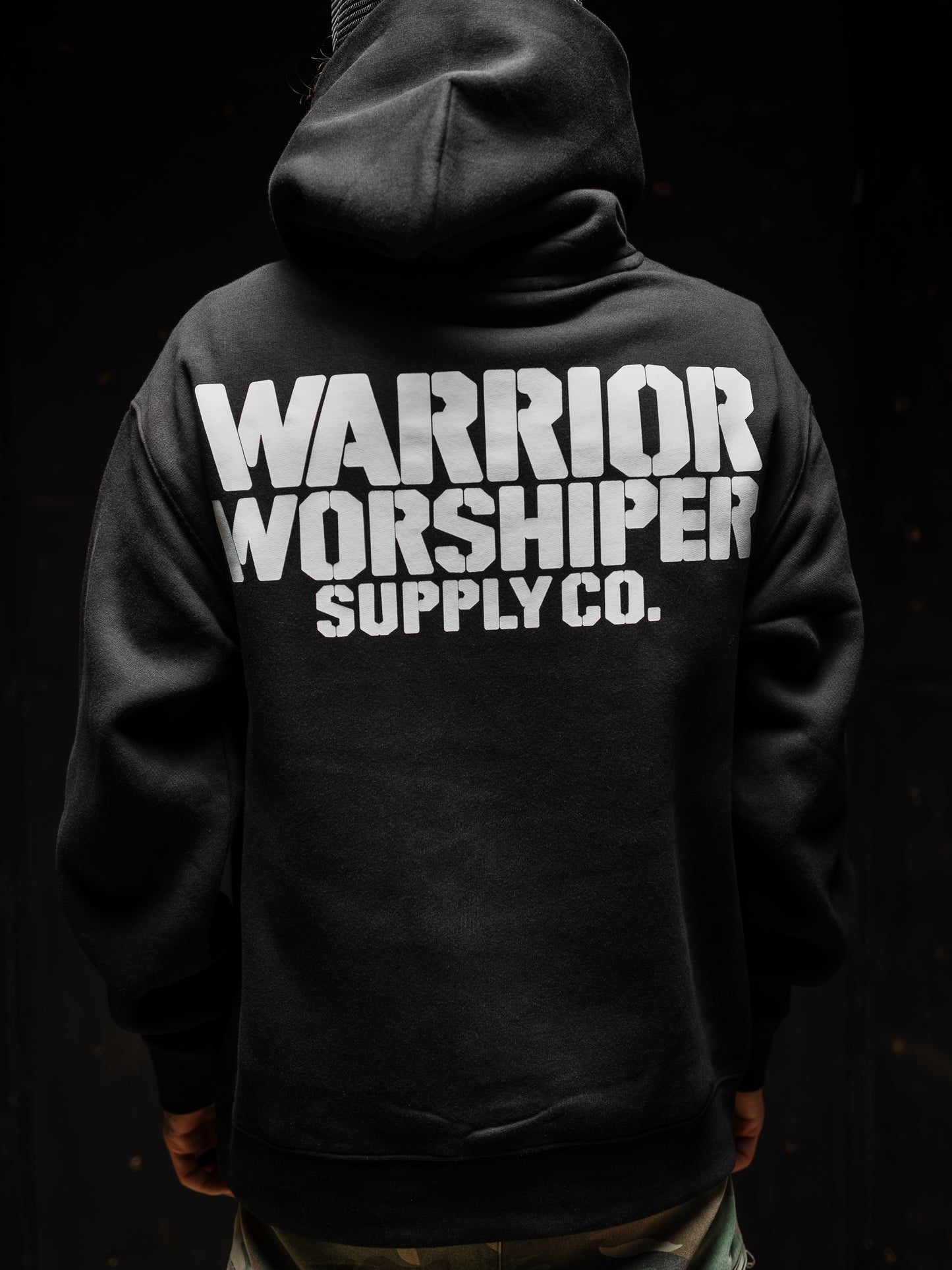 SGT LOGO "PREMIUM" HOODIE IN BLACK