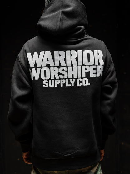 SGT LOGO "PREMIUM" HOODIE IN BLACK