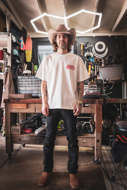 [NEW] HOLY HOLY HOLY SERAPHIM OVERSIZED "PREMIUM" CROP TEE 7.5 oz IN BLANC WHITE