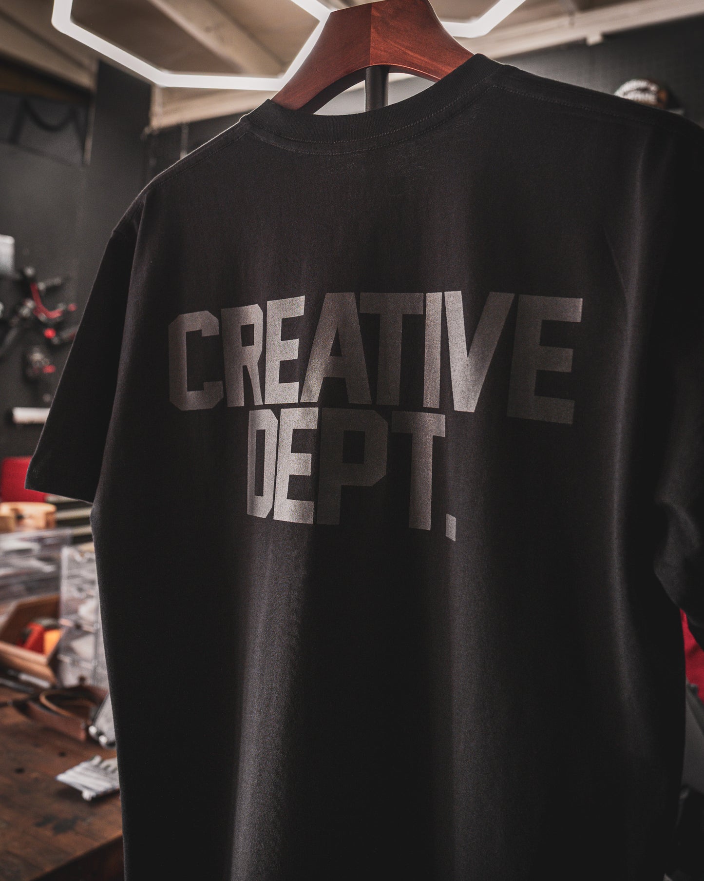 CREATIVE DEPT. BLACKOUT "PREMIUM" STANDARD ISSUE TEE [LIMITED]