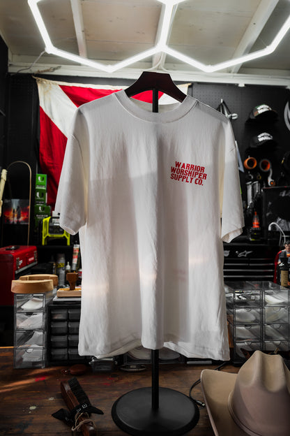 [NEW] HOLY HOLY HOLY SERAPHIM OVERSIZED "PREMIUM" CROP TEE 7.5 oz IN BLANC WHITE