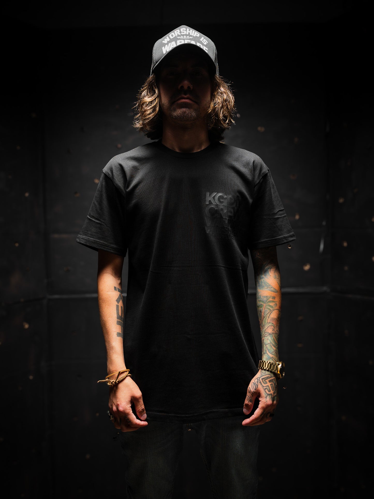 [NEW] CREATIVE DEPT. BLACKOUT "PREMIUM" KGDM CREW TEE