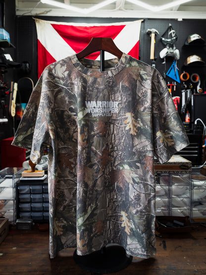 [NEW] WORSHIP IS WARFARE V2 OVERSIZED BOX TEE 7.5 oz IN REAL TREE CAMO