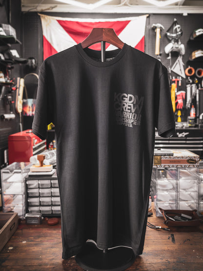 [NEW] CREATIVE DEPT. BLACKOUT "PREMIUM" KGDM CREW TEE