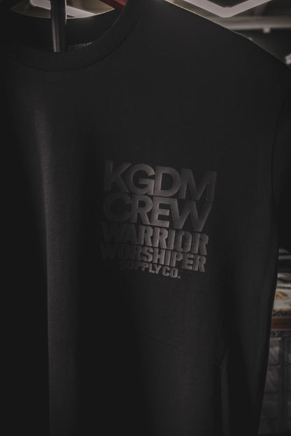 [NEW] CREATIVE DEPT. BLACKOUT "PREMIUM" KGDM CREW TEE