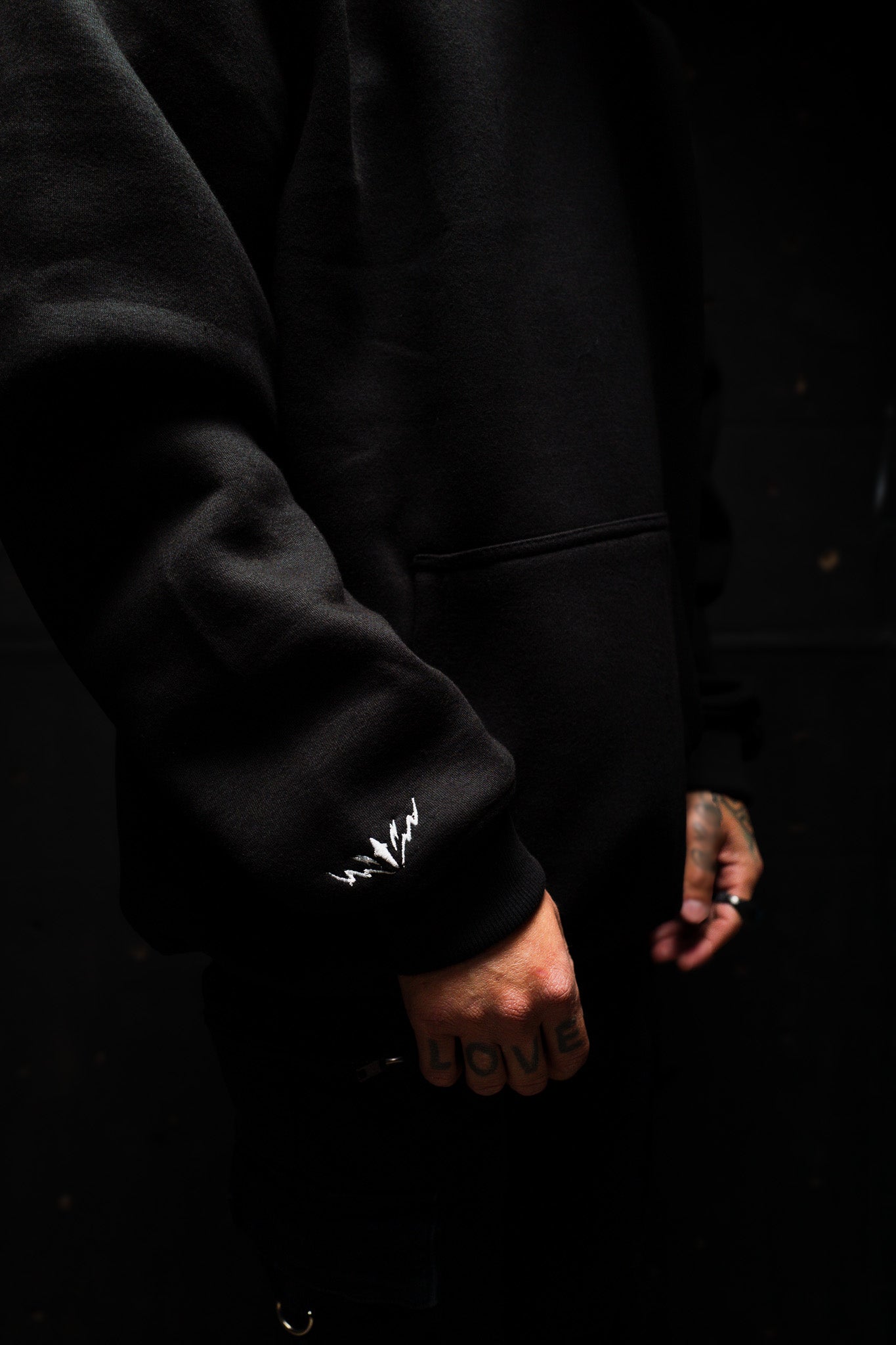 WORSHIP IS WARFARE V2 "PREMIUM" FLAGSHIP HOODIE IN BLACK
