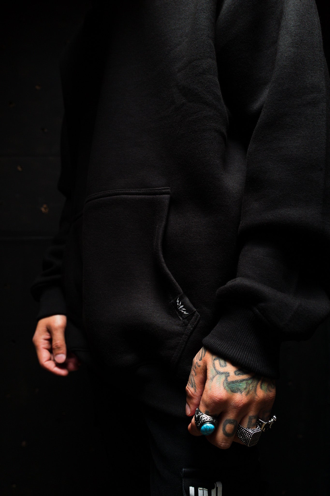 WORSHIP IS WARFARE V2 "PREMIUM" FLAGSHIP HOODIE IN BLACK