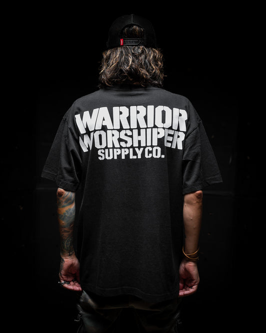 [NEW] SGT LOGO "PREMIUM" OVERSIZED BOX TEE 7.5 oz IN RUSTIC BLACK