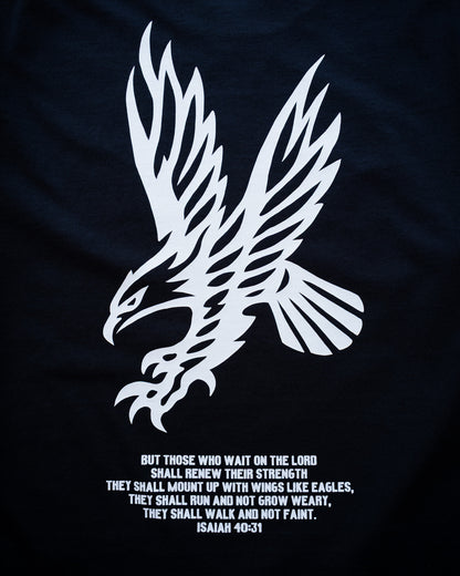[NEW] ISAIAH EAGLE "PREMIUM" OVERSIZED BOX TEE 7.5 oz IN RUSTIC BLACK